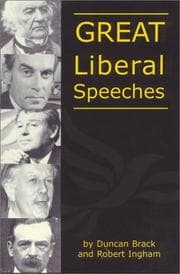 Tapa de Great Liberal speeches