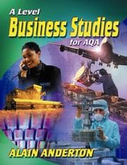 Tapa de A Level Business for AQA