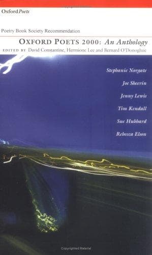 Tapa de Oxford poets 2000