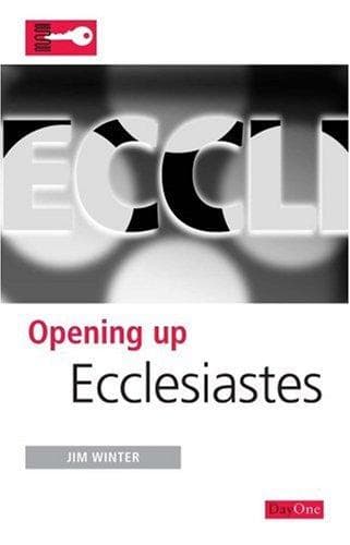 Tapa de Opening Up Ecclesiastes
