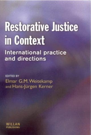 Tapa de Restorative justice in context