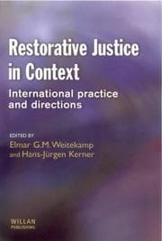 Tapa de Restorative justice in context