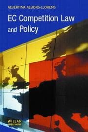 Tapa de EC competition law and policy