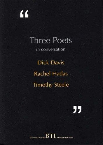 Tapa de Three poets in conversation