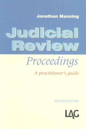 Tapa de Judicial review proceedings
