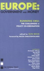 Tapa de Europe: Government and Money: Running EMU