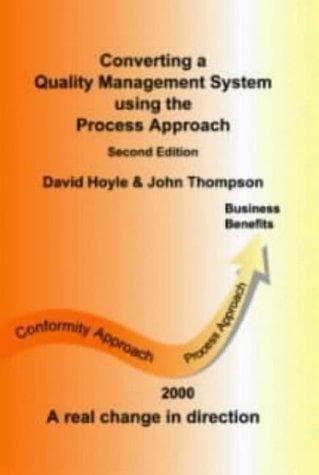 Tapa de Converting a Quality Management System Using the Process Approach