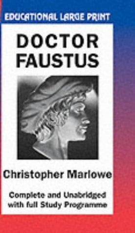 Tapa de Doctor Faustus (Large Print) (BiP Educational Large Print)