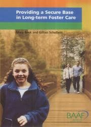 Tapa de PROVIDING A SECURE BASE IN LONG-TERM FOSTER CARE