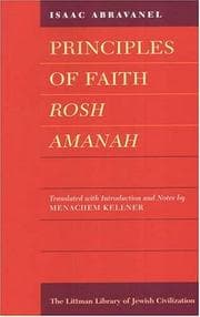 Tapa de Principles of Faith (Rosh Amanah)