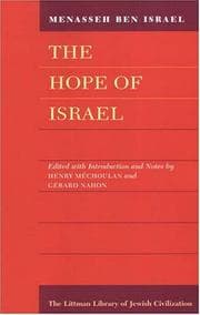 Tapa de The hope of Israel: written by Menasseh Ben Israel, an Hebrew divine, and philosopher