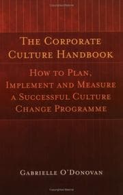 Tapa de The Corporate Culture Handbook