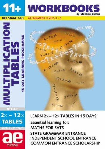 Tapa de 11+ Multiplication Tables (11+ Maths for SATS)