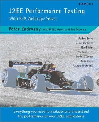 Tapa de J2EE Performance Testing with BEA WebLogic Server