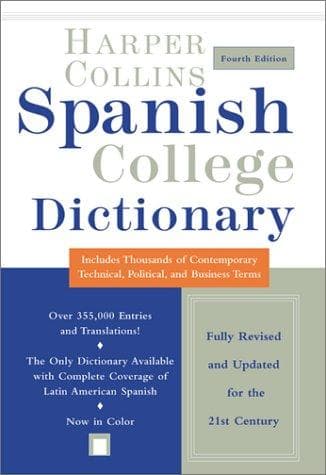 Tapa de HarperCollins Spanish College Dictionary