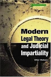 Tapa de Modern legal theory and judicial impartiality