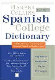 Tapa de HarperCollins Spanish College Dictionary