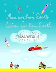 Tapa de Men Are from Earth Women Are from Earth