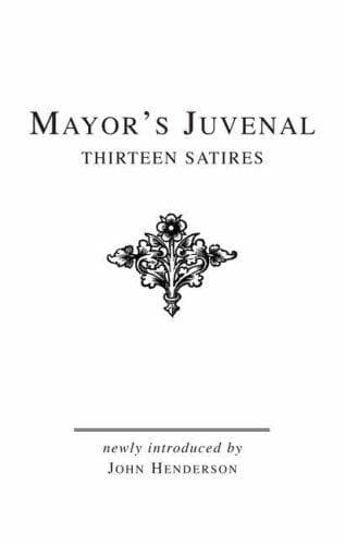 Tapa de Mayor's Juvenal Thirteen Satires