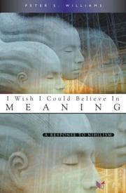 Tapa de I Wish I Could Believe in Meaning