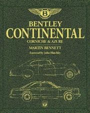 Tapa de Bentley Continental -Corniche & Azure 51-98