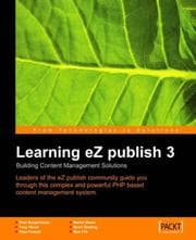 Tapa de Learning eZ publish 3
