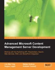 Tapa de Advanced Microsoft Content Management Server development