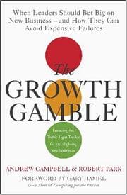 Tapa de The growth gamble