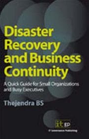 Tapa de Disaster Recovery and Business Continuity