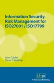 Tapa de Information Security Risk Management for ISO27001/ISO17799