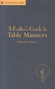 Tapa de A Butler's Guide to Table Manners