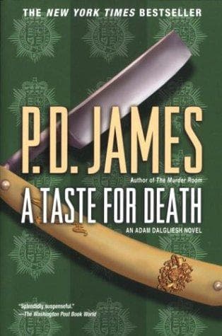 Tapa de A Taste for Death