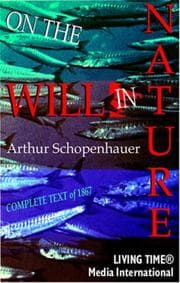 Tapa de On the Will in Nature (Living Time Thought)