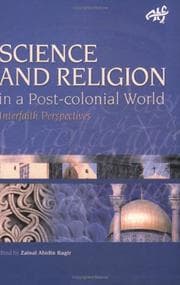 Tapa de Science And Religion In A Post-colonial World (ATF Science and Theology)