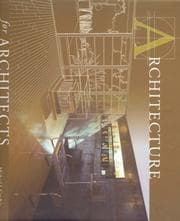 Tapa de Architecture for Architects