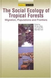 Tapa de The social ecology of tropical forests