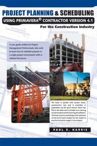 Tapa de Project Planning & Scheduling Using Primavera Contractor, Ver. 4.1, for the Construction Industry