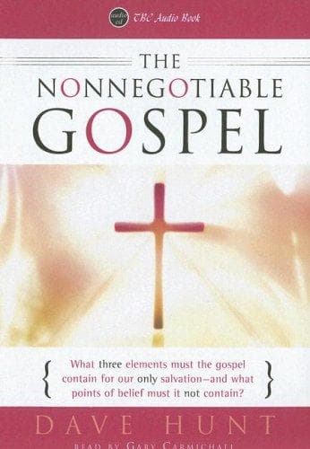 Tapa de The Nonnegotiable Gospel