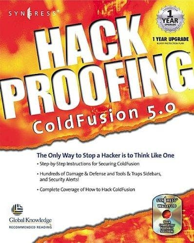Tapa de Hack proofing ColdFusion