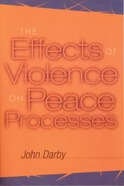 Tapa de The Effects of Violence on Peace Processes