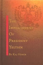 Tapa de The impeachment of President Yeltsin