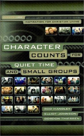 Tapa de Character counts for quiet time and small groups