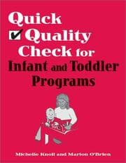 Tapa de Quick quality check for infant and toddler programs