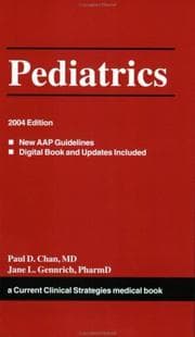 Tapa de Pediatrics, 2004 Edition (Current Clinical Strategies)