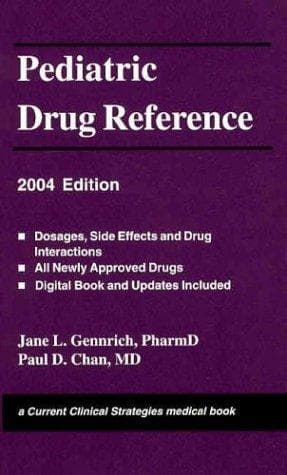 Tapa de Pediatric Drug Reference, 2004 Edition