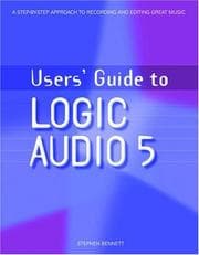 Tapa de Users' Guide to Logic Audio 5 (Users' Guide To...)