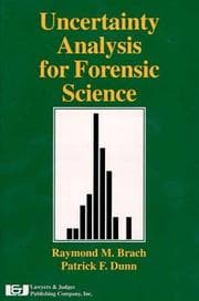 Tapa de Uncertainty analysis for forensic science