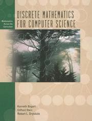 Tapa de Discrete mathematics for computer science