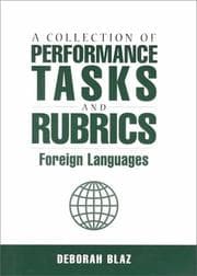 Tapa de A Collection of Performance Tasks and Rubrics