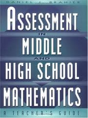 Tapa de Assessment in Middle and High School Mathematics